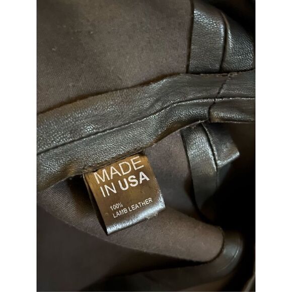 DDCLAB Roberto Crivello & Savania Davies-Keillor Vintage Women’s XS/S Black Leat - Picture 9 of 9